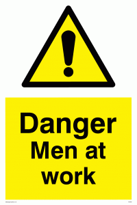 WC483: danger men at work