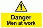WC483: danger men at work