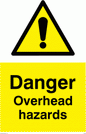 WC485: danger overhead hazard