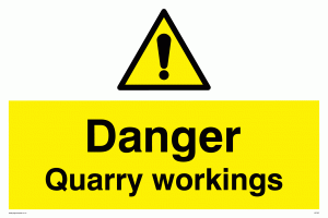 WC487: danger quarry workings