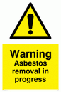 WC488: asbestos removal in progress