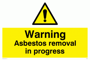 WC488: asbestos removal in progress
