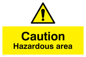 WC492: Caution Hazardous Area
