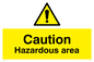 WC492: Caution Hazardous Area