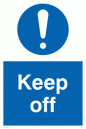 MC518: Keep off sign