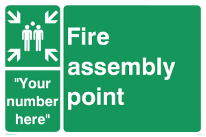 SY5195: Custom Fire Assembly Point Sign