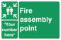 SY5195: Custom Fire Assembly Point Sign