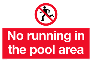 PV5267: No running in pool area