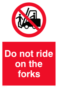 PV5278: Do not ride on forks