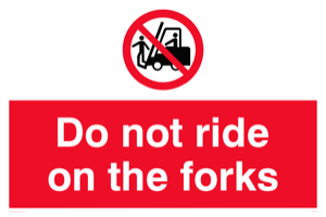 PV5278: Do not ride on forks