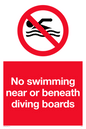PV5279: No swimming beneath diving board