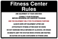 IV5301: Fitness Center Rules