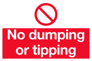 PV5328: No dumping or tipping