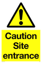 WC5335: Caution Site entrance