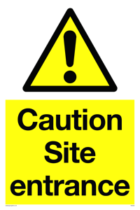 WC5335: Caution Site entrance