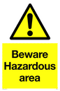 WV5336: Beware Hazardous area