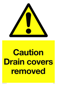 WV5338: Caution Drain covers removed