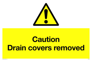 WV5338: Caution Drain covers removed
