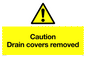 WV5338: Caution Drain covers removed