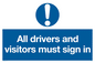 MV5342: All drivers and visitors must sign in
