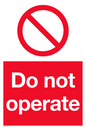 PM5349: Do not operate