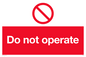 PM5349: Do not operate