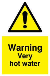 WV5359: Warning Very hot water