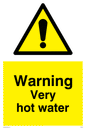 WV5359: Warning Very hot water