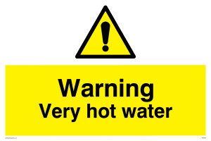 WV5359: Warning Very hot water