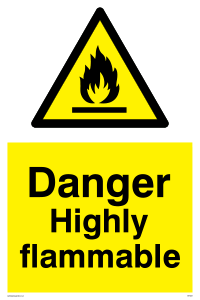 WF5361: Danger Highly flammable