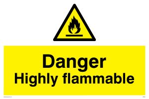 WF5361: Danger Highly flammable