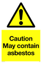 WN5375: Caution May contain asbestos