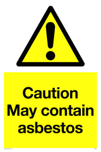 WN5375: Caution May contain asbestos