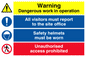 CC5387: Site safety combination Sign