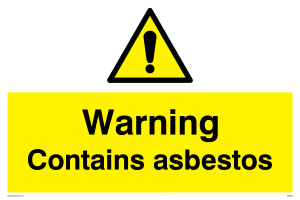 WN5390: Warning Contains asbestos