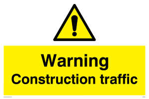 WC5391: Warning Construction traffic