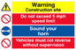 CC5393: Construction safety combination Sign