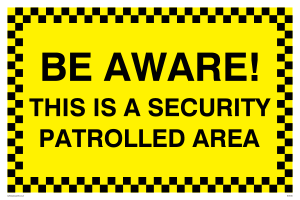 WU5400: Security patrolled area