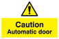 WV5405: Caution Automatic door