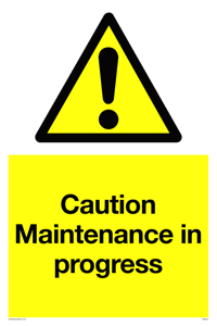 WM5414: Caution Maintenance in progress