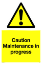 WM5414: Caution Maintenance in progress