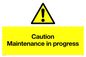 WM5414: Caution Maintenance in progress