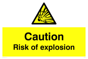 WN5419: Caution Risk of explosion