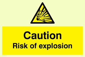 WN5419: Caution Risk of explosion