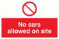 PC541: no cars allowed on site