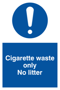 MV5422: Cigarette waste only