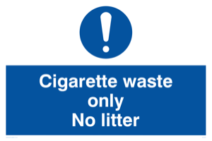 MV5422: Cigarette waste only