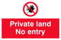 PA5435: Private land No entry
