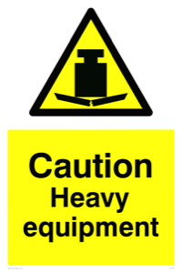 WV5443: Caution Heavy equipment