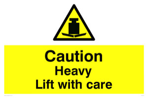 WV5445: Caution Heavy lift with care